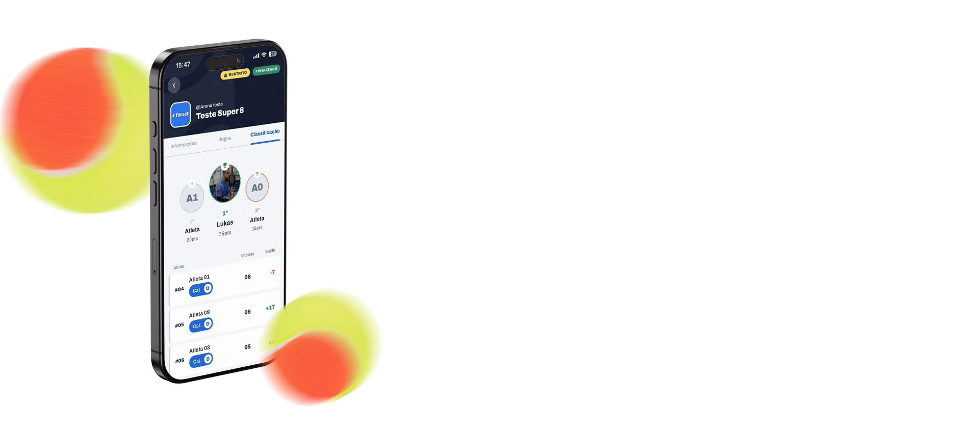 A experiência ao vivo na Arena Forset